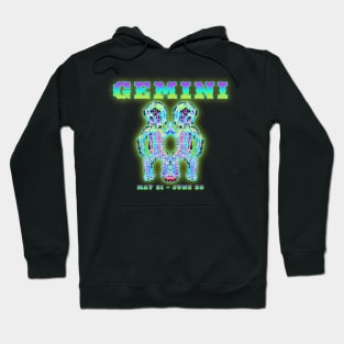 Gemini 8b Black Hoodie